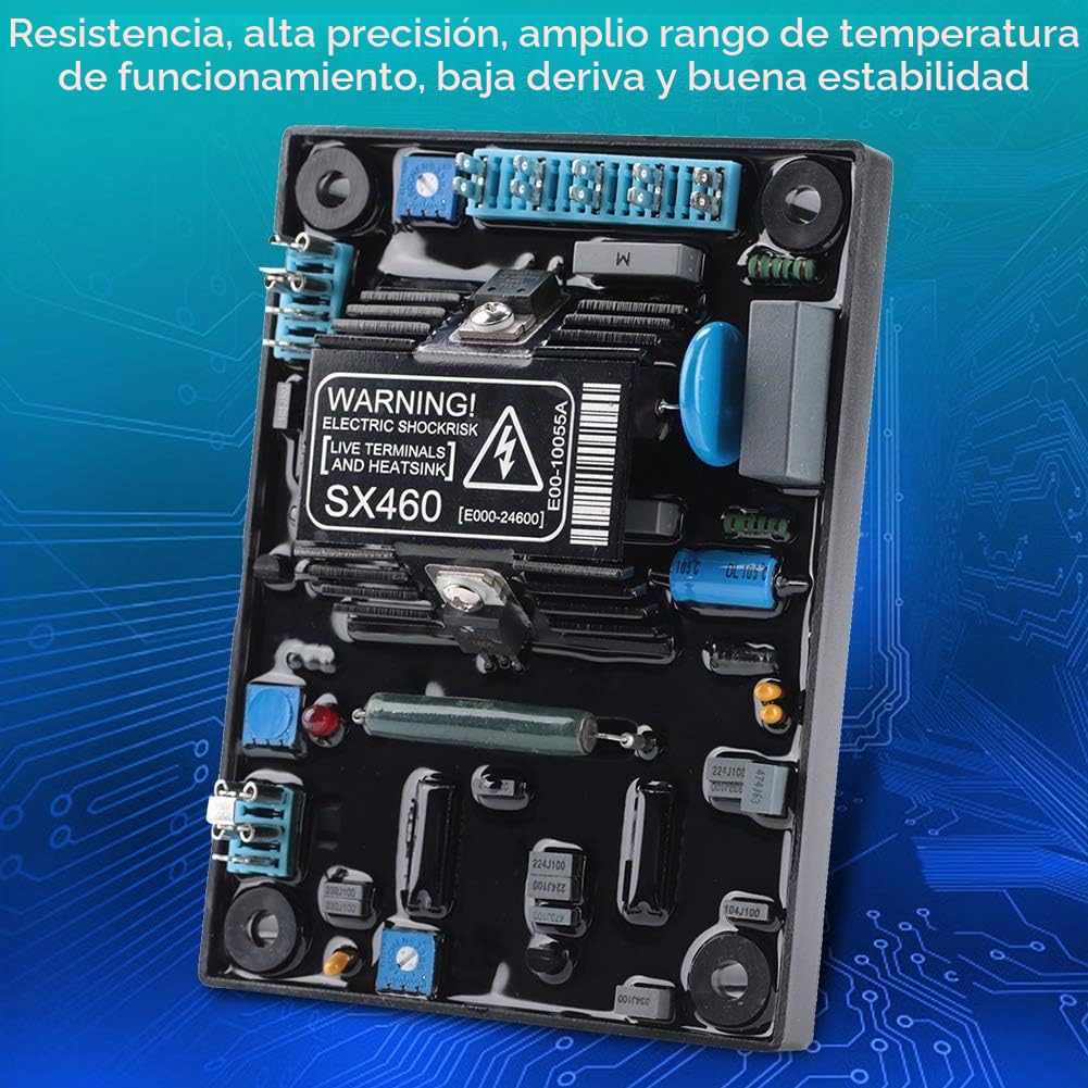SX460 Regulador de Voltaje Automático AVR Junta Reguladora para Generador