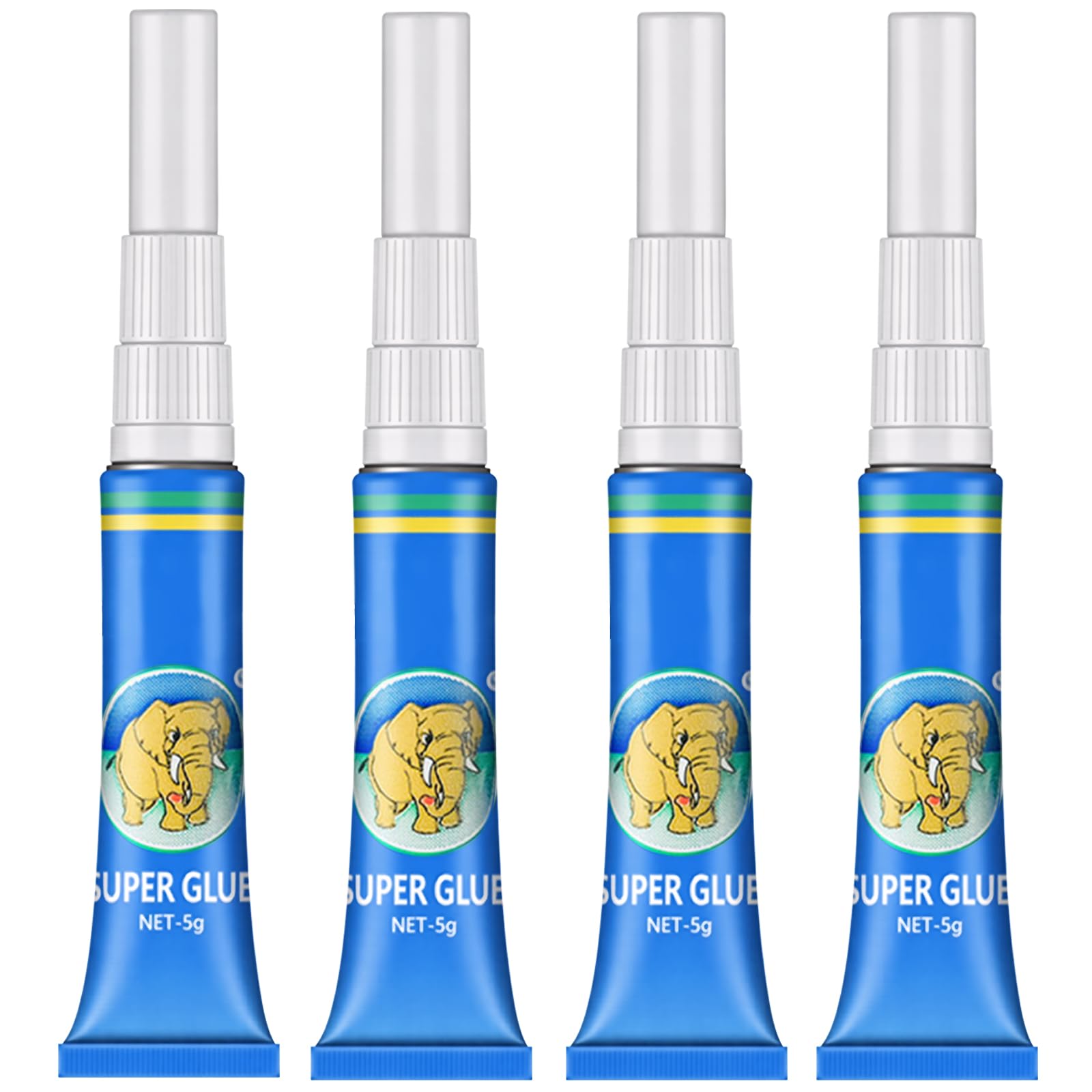 Colla per Acquario Silicone, 4 Pezzi, Super Colla per Fissaggio Coralli Rocce Legno Plastica Acqua Marina
