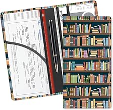 Leather Car Registration and Insurance Card Holder, Cute Car Accessories Vehicle Glove Box Car Organizer for Documents, Cards, License Cute Book Shelf