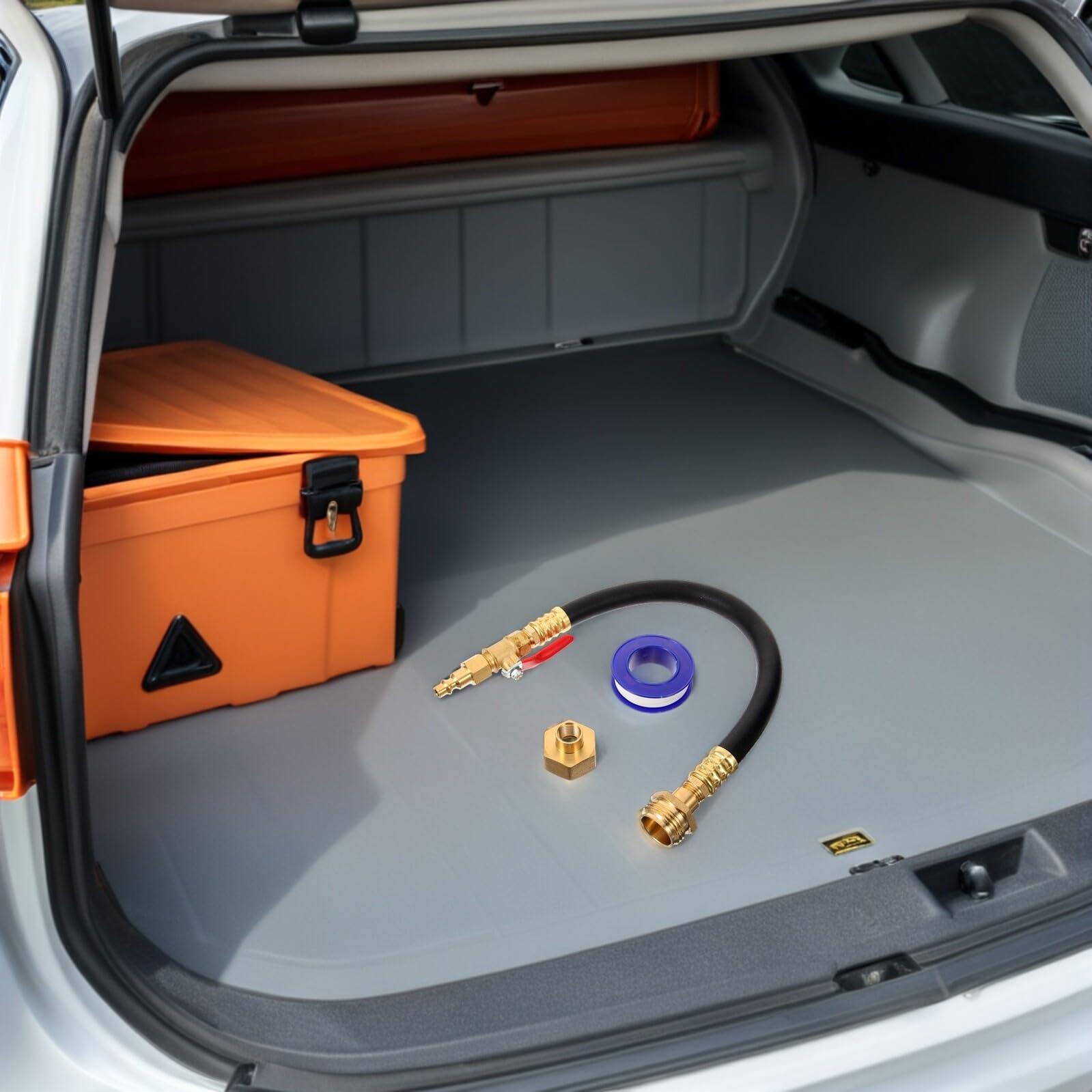 Set 2 Adattatori per Spurgo Inverno Camper Valvola a Sfera Collegamento Rapido per Compressore D’Aria Accessori Manutenzione Tubo Acqua e Irrigazione Soluzioni Compatte per