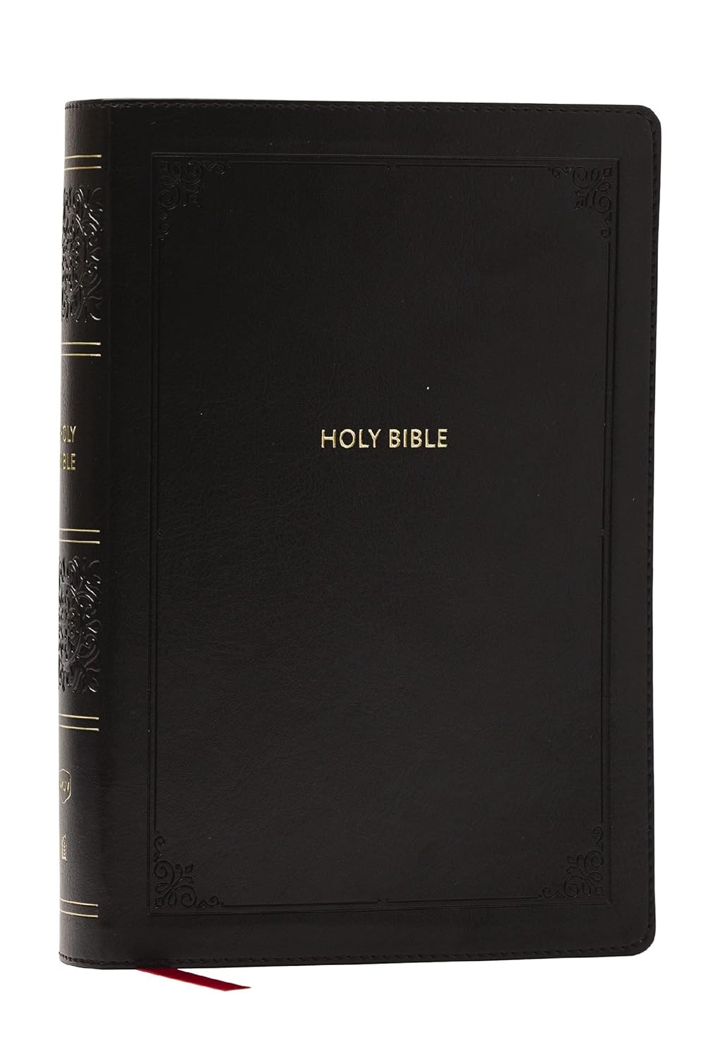 NKJV Giant Print End-of-Verse Reference Bible, Black Leathersoft, Red Letter, Comfort Print: Holy Bible      Imitation Leather – September 9, 2025