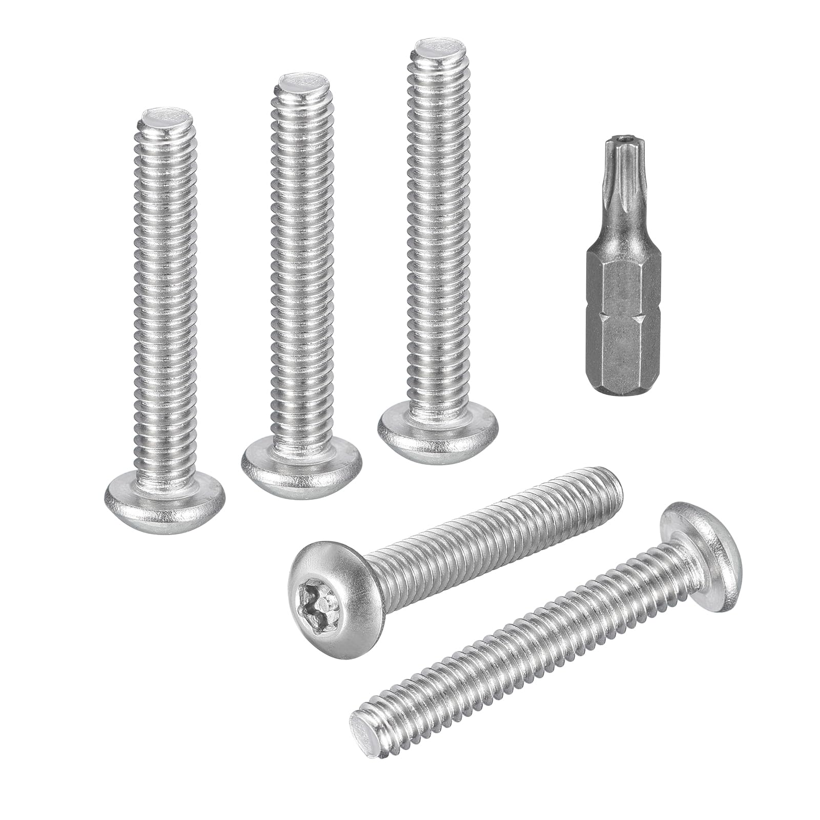 DTGN #8x1" Pan Head Torx Security Screws, 25Pack, Good for Machinery