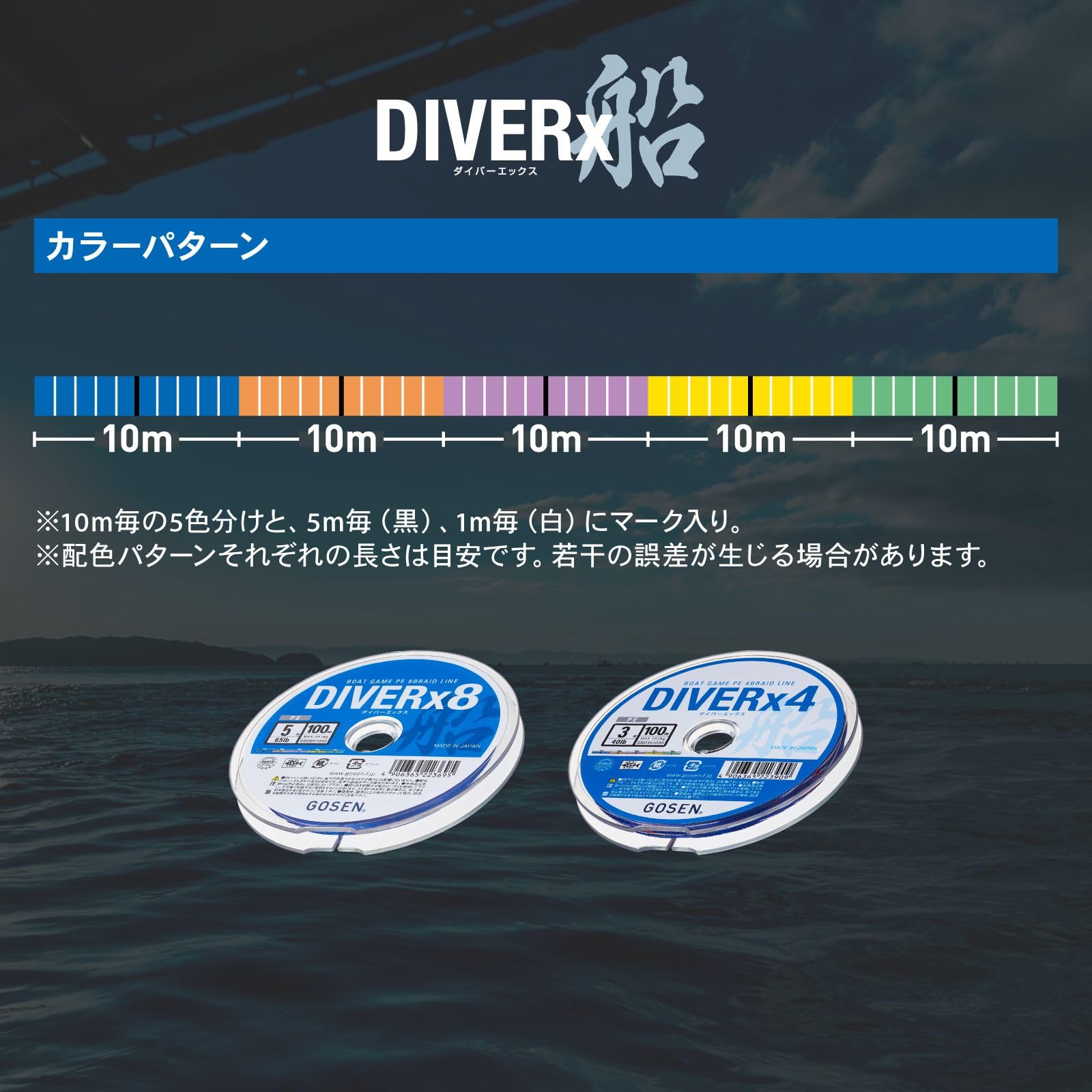 【まとめ売り】ダイワ 船ハリス ゴーセン 海平 PEライン 釣り糸 大量 Amazon.co.jp: ゴーセン(GOSEN) ライン ダイバーX8 100m連結 3号