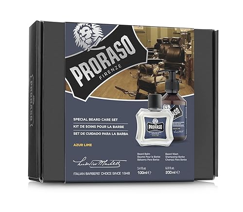 Miniatura 3 de Proraso Kit Duo para el cuidado de la barba para barbas nuevas o cortas con bálsamo para barba y lavado de barba