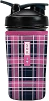 Vista 19 de Funda aislante de neopreno para botella mezcladora de proteínas Sok It BotlSok (Jardín inglés de picnic, se ajusta a botella mezcladora de 28 oz)
