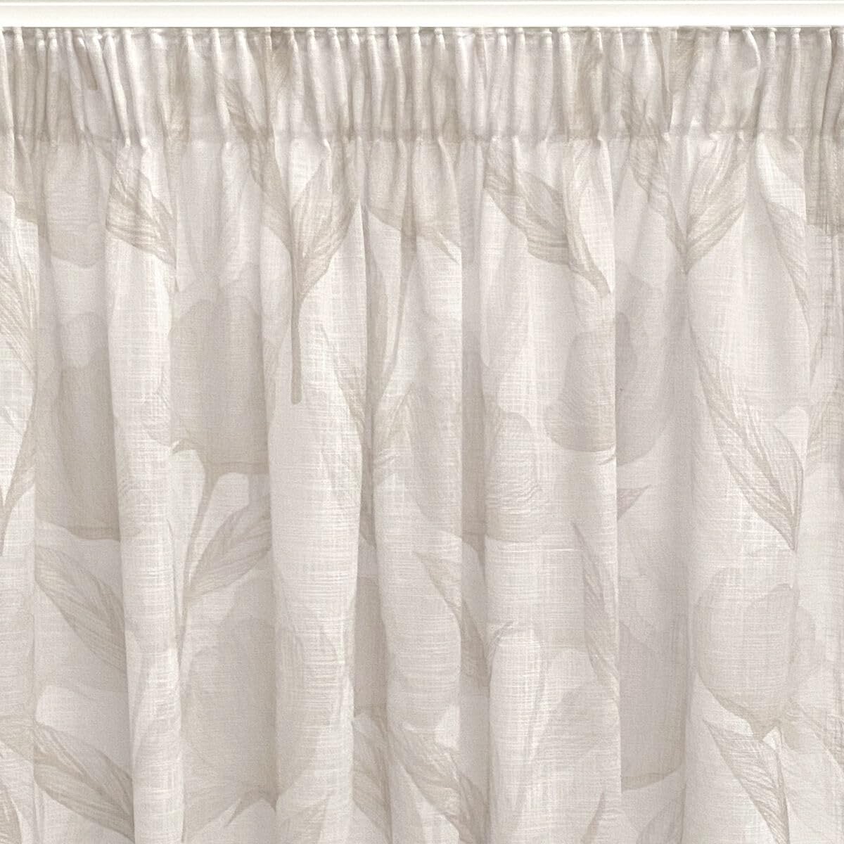 Alexandra House Living Sofia Beige Curtain 400 x 270 x 1 cm Translucent D1626125 - EAN: 8435767265508