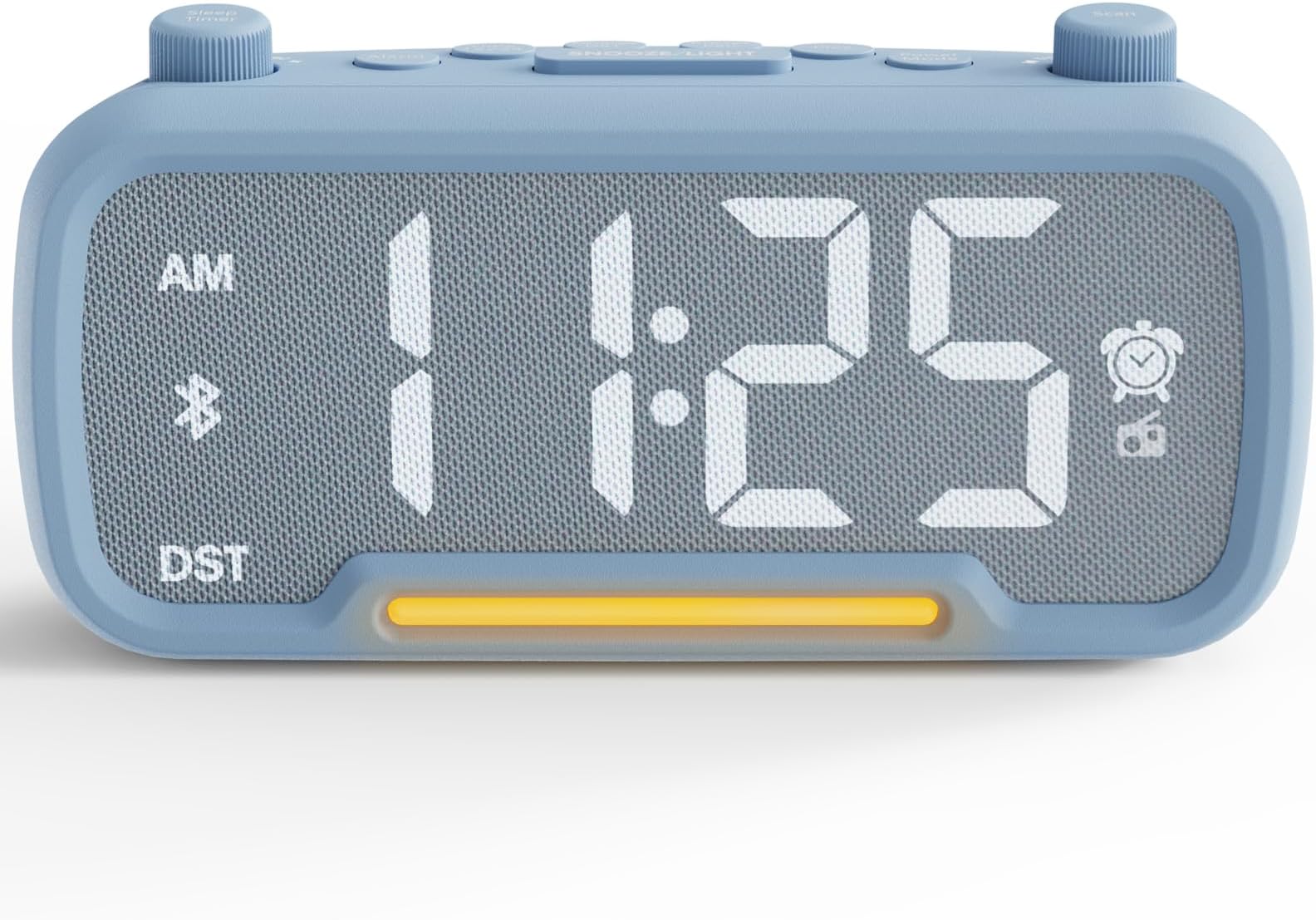 Radiosveglia FM Con Proiezione Ora A Soffitto | Display 8 Pollici | Doppia Sveglia E Porta USB