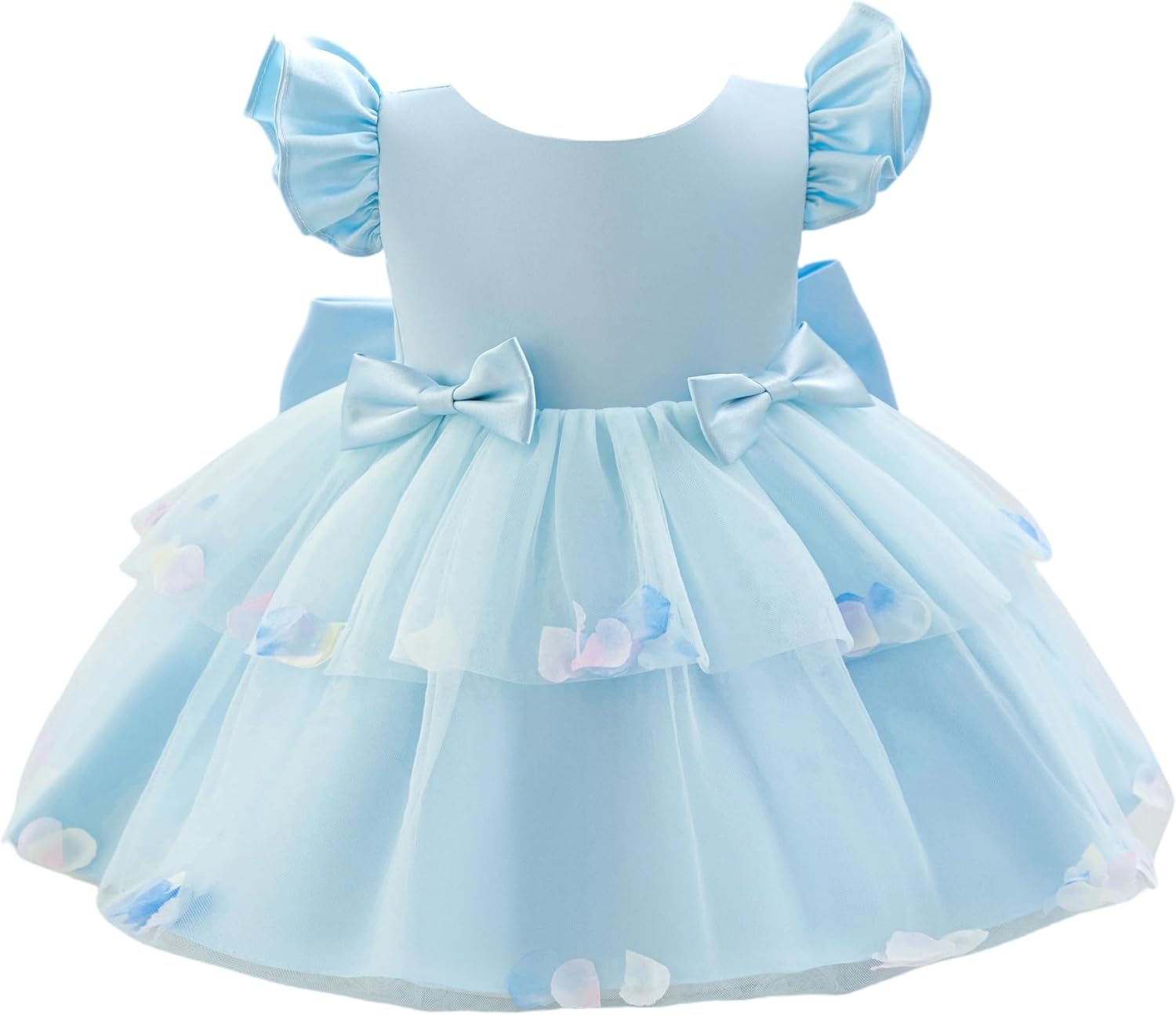 Toddler Baby Flower Girl Dress Princess Birthday Party Tulle Tutu Pageant Formal Dresses for Toddler Wedding Guest