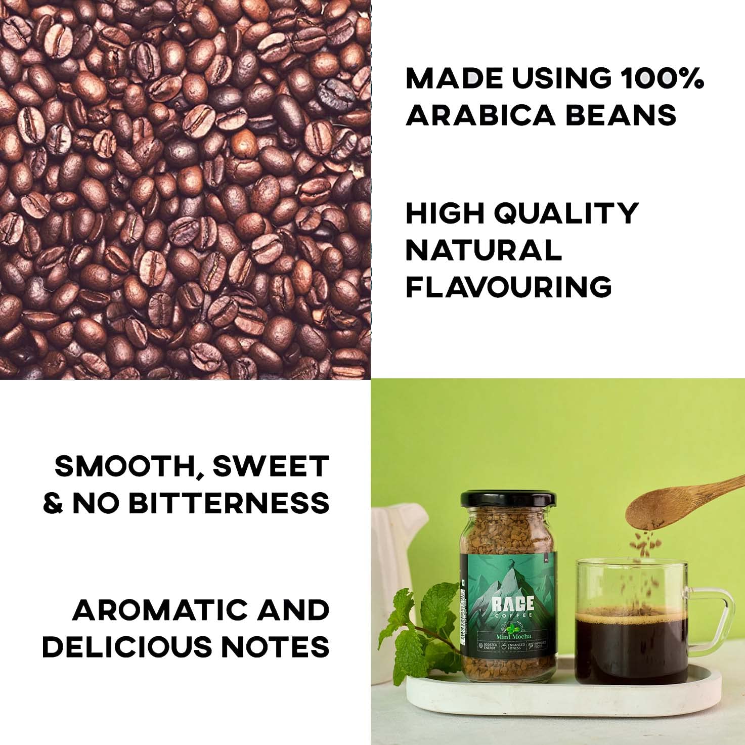 Buy Rage Coffee 50 Gms Irish Hazelnut Flavoured Instant Coffee