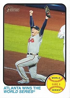 2022 Topps Heritage #210 Freddie Freeman Baseball Card - Atlanta Braves Win 2021 World Series