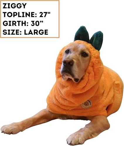 Miniatura 5 de Toalla de baño de alta calidad para perros, bata de microfibra súper absorbente para perros y gatos pequeños, medianos y grandes, elegante y