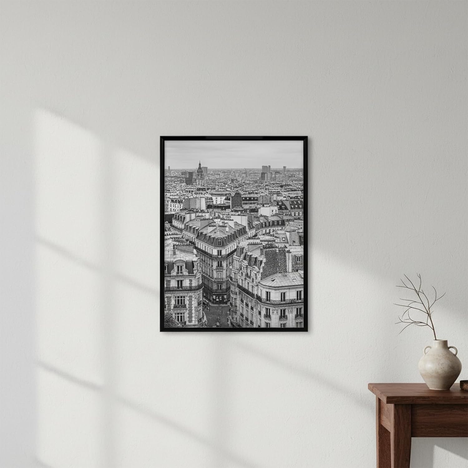 Boarding 12X16 Poster Frame 4 Pack, Scratch-Proof Picture Frames for Photo Gallery, Slide-In Strips,Photo Frames 12 x 16 for Horizontal or Vertical Wall Display, Black