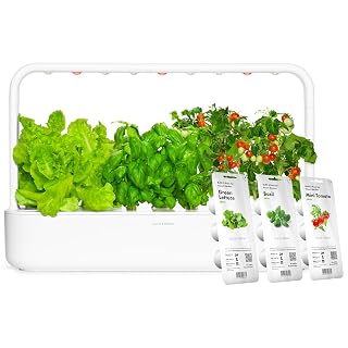 Click & Grow Smart Garden 9 Cápsulas. Iluminación y Riego Automáticos