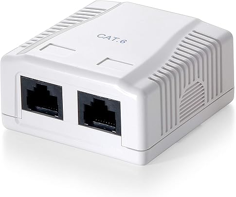Equip 235212 Adattatore superficie RJ-45 Cat 6 Bianco Equip 235212 Adattatore superficie RJ-45 Cat 6 Bianco