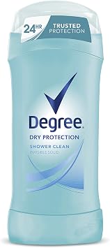 Degree Antiperspirant Deodorant 24 Hour Dry Protection Shower Clean Deodorant for Women 2.6 oz
