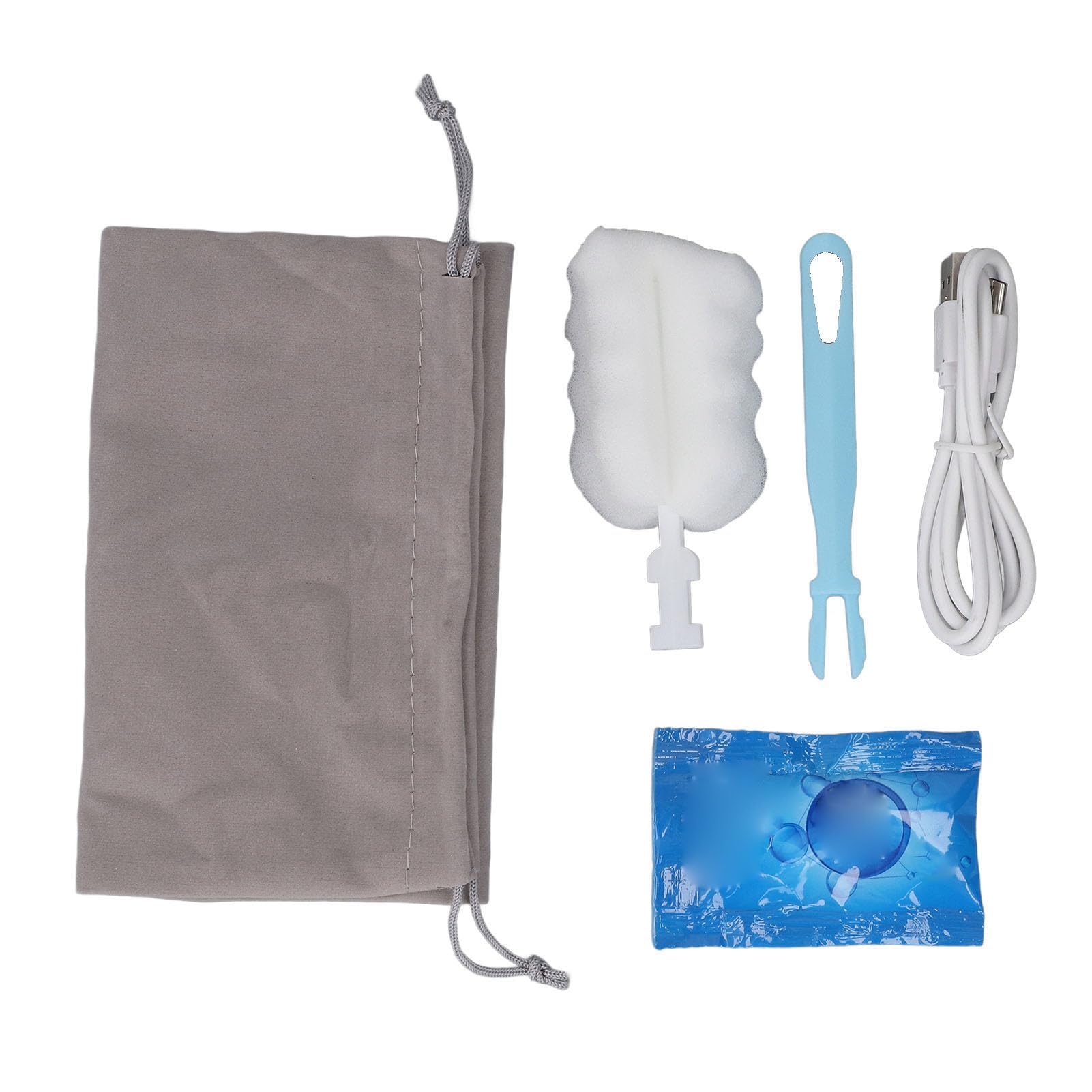 Cryfokt Bollitore Elettrico Portatile, Mini Biberon Isolato da 500 Ml per la Preparazione Rapida degli Alimenti per Bambini per i Viaggiatori, Acciaio Inossidabile