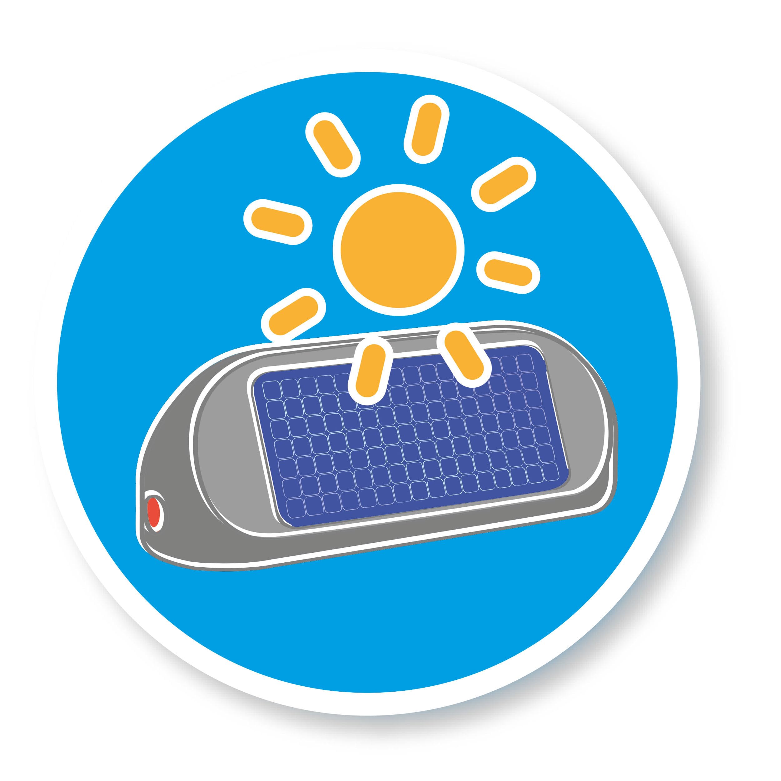 Smoby Lampada Solare Portatile, 2+ Anni, Plastica