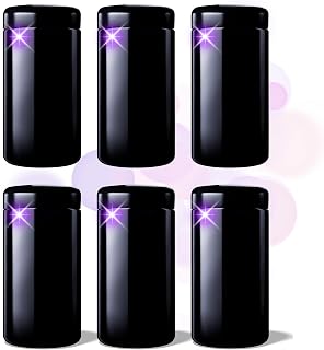 ANCEVIA Violettglas Vorratsgläser 1000 ml – 6er Set luftdichte Vorratsdosen mit Deckel | Miron Violettglas für trockene Lebensmittel wie z.B. Nudeln, Nüsse, Kaffee & Kräuter