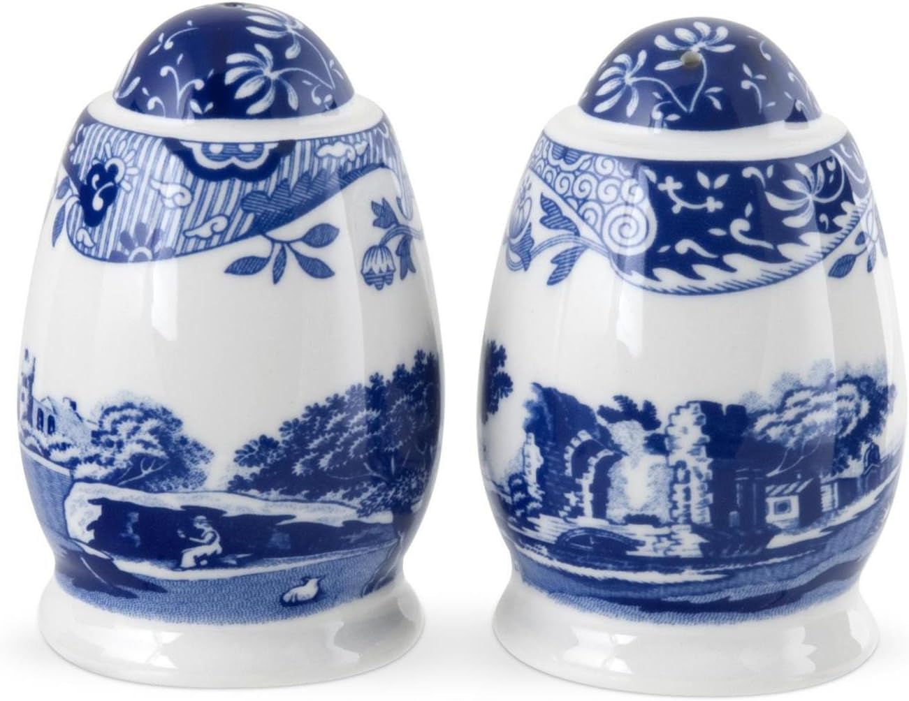 Spode Blue Italian Salt and Pepper Shakers