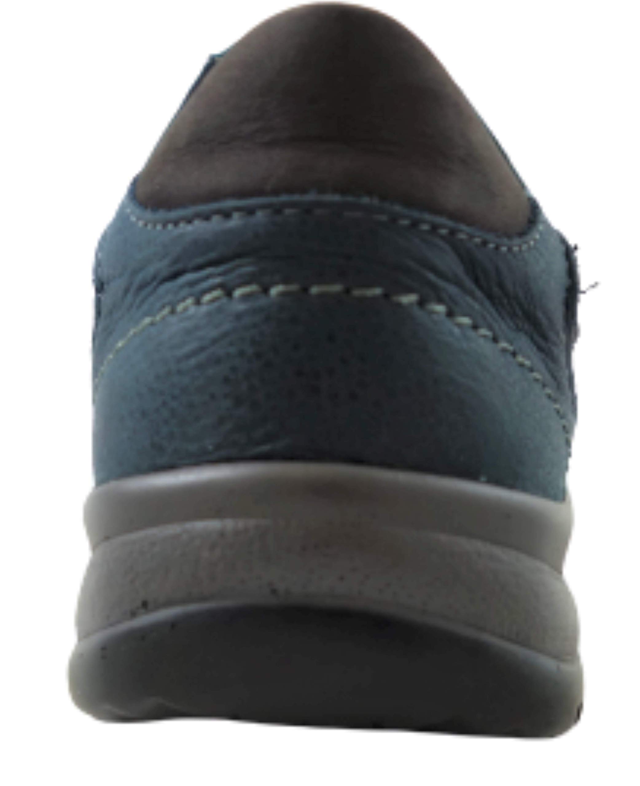Easy Step Conny 05 | Hochwertiger FliessGel Trekking/Wander Schuh aus Nubuck Leder | zur Linderung von Müden Füssen | mit Zwei Austauschbaren Einlagen