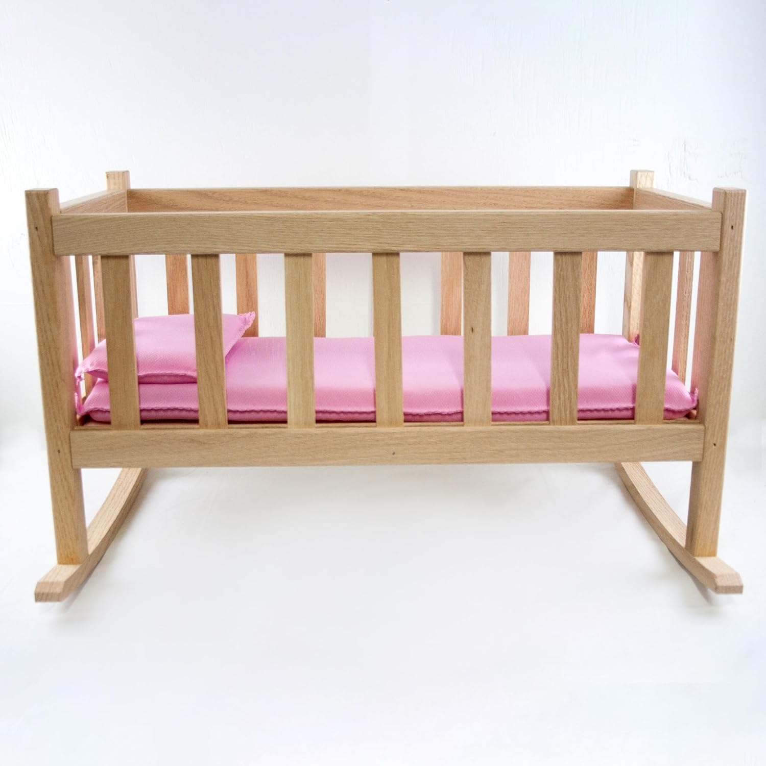 Eli & Mattie Bedding for Doll Bed, Mattress and Pillow Check Dimensions can use for Cradle Bunk Beds Amish Made, Pink