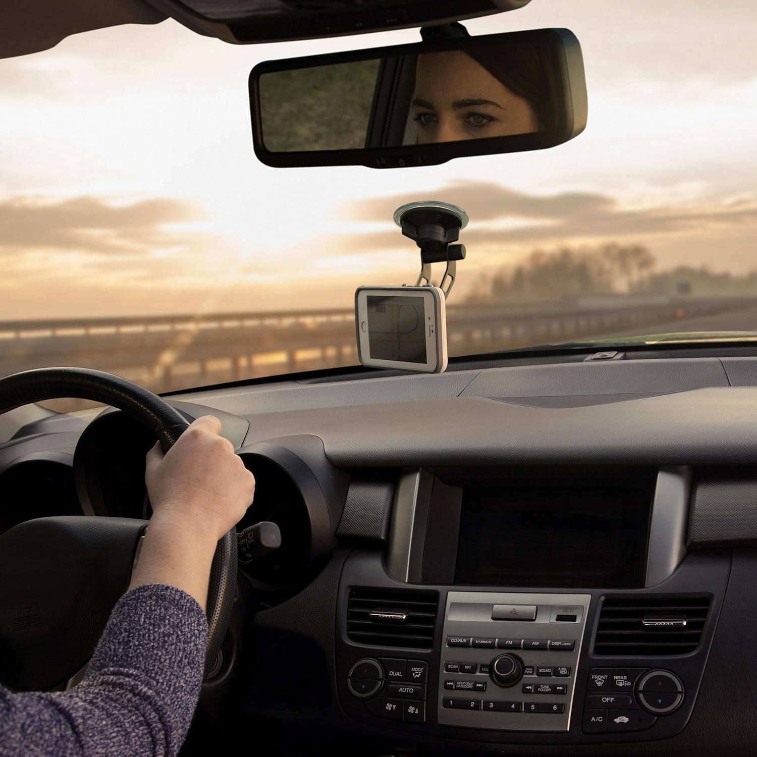 Nite Ize Steelie Windshield Mount Kit Plus - Magnetic Car Windshield Mount for Smartphones with 2x Holding Power and Restickable Magnet Adapter