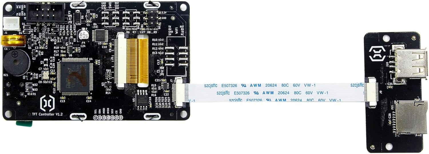 Compatible with Arti-llery 3D Printer Sidewinder X1 and Genius LCD Screen and TFT Board Components Display Clear (Color : Sidewinder X1, Size : 1)