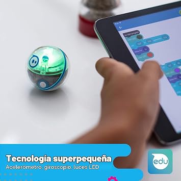Sphero Mini Activity Kit: App-Controlled Robotic Ball and 55 Piece Learning STEM Building Set, Play, Learn, Code, Ages 5