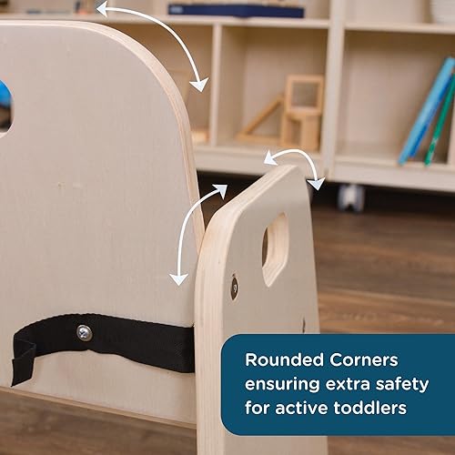 Miniatura 6 de Children's Factory - Silla para niños pequeños con correa, asiento de actividades para bebés, silla de alimentación para niños pequeños, asiento de