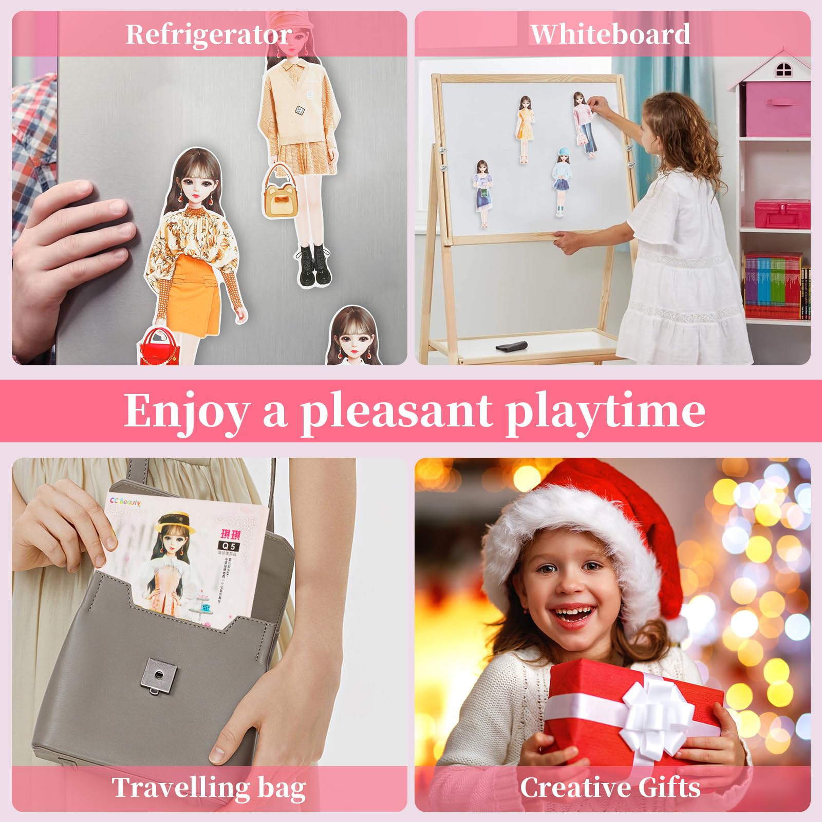 Jeu D'habillage Depesche Princess Mimi - Lot De 2 Poupées Magnétiques à Habiller Avec 35 Accessoires Jeu Fille 3 Ans Depesche