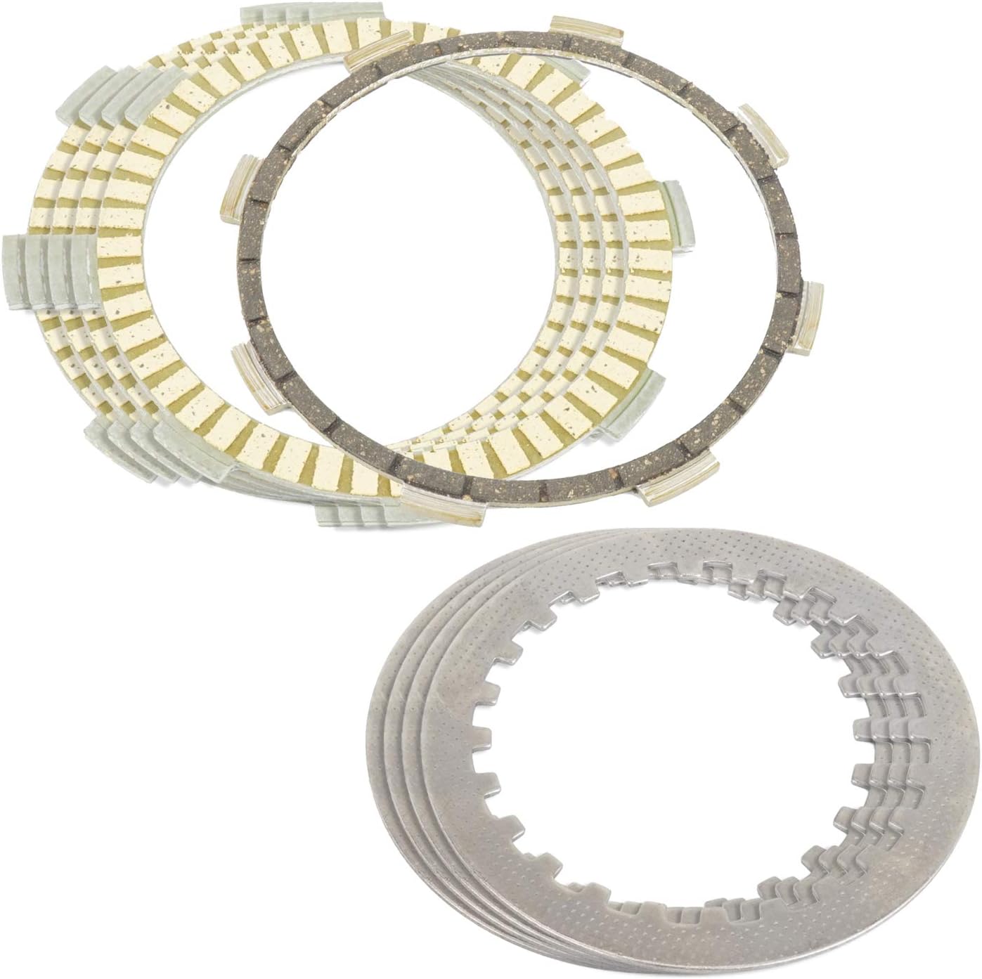 Caltric Clutch Friction and Steel Plates Compatible with Honda CRF230L CRF230M 2008 2009