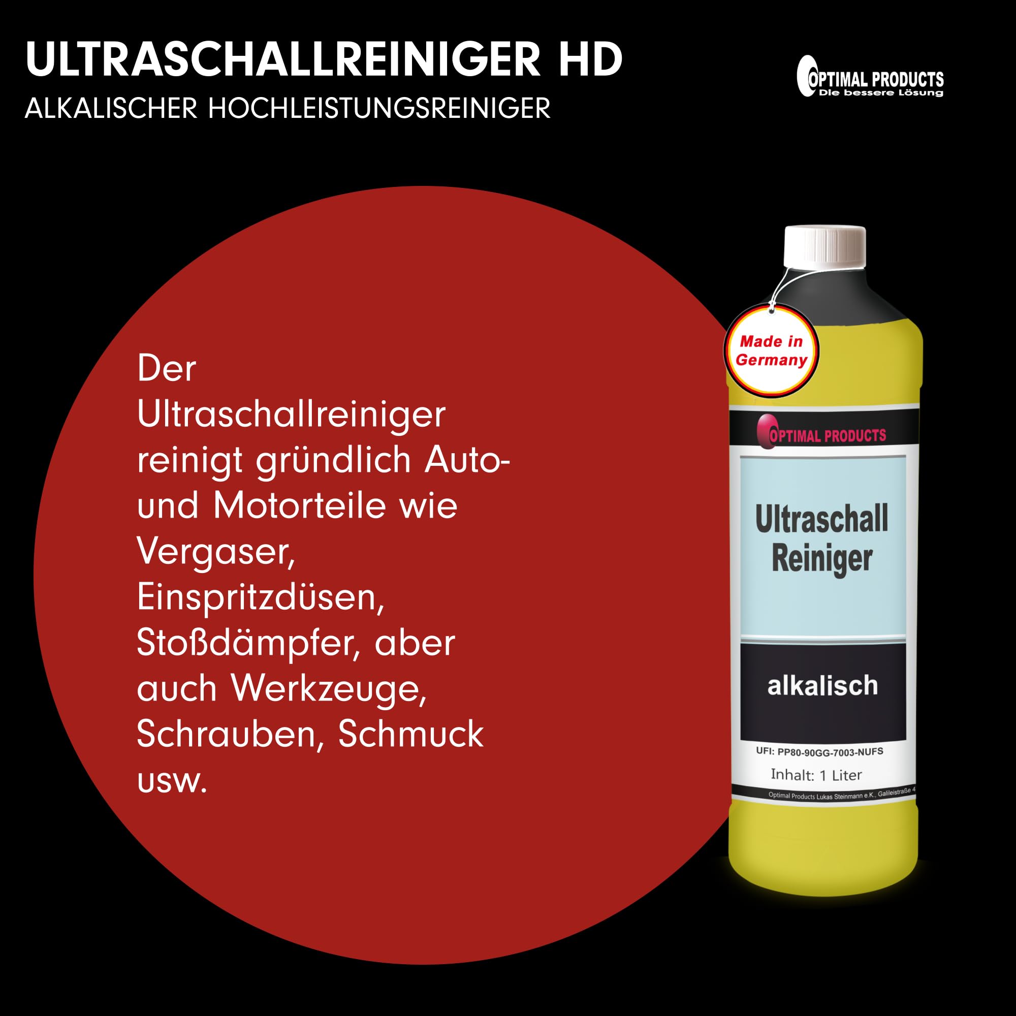 HD Spezialreiniger Ultraschallreiniger Sauer 10l Aluminium Konzentrat InovaTec E - Foto 3