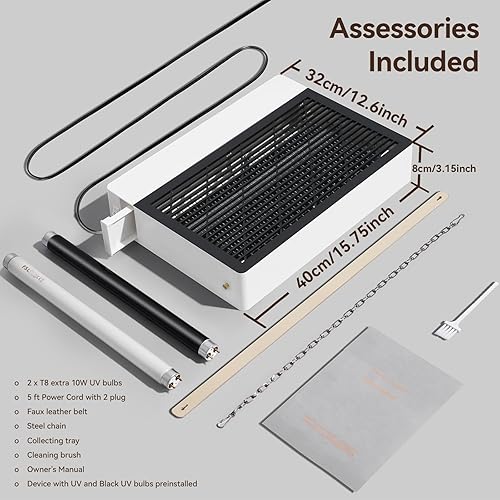 Miniatura 6 de Paquete de 2 trampas silenciosas para moscas de frutas para interiores, de espectro híbrido, para interiores, exterminador eléctrico de moscas para