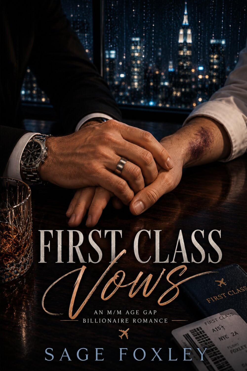 First Class Vows: An M/M Age Gap Billionaire Romance (Billionaire Bosses)
