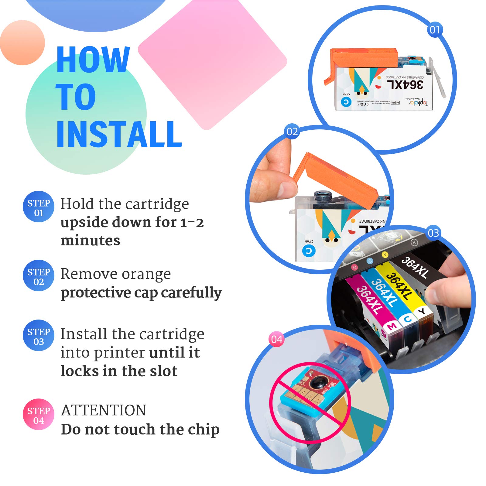 Ricarica Stampanti Photosmart 8 Cartucce Compatibili HP 364 XL Con Chip - Per Stampanti Photosmart, Deskjet, Officejet Kit 8 Cartucce Alphaink - Foto 13