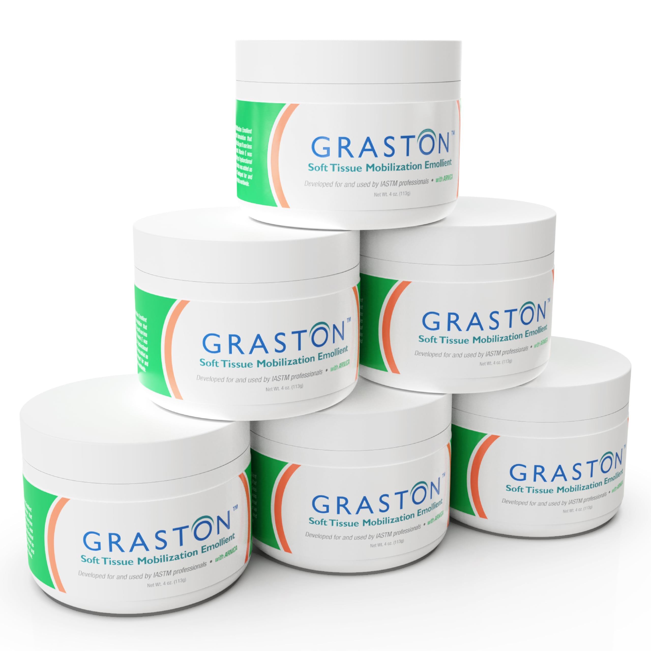 Graston Technique Arnica Cream Massage Lotion, 4oz IASTM Cream, 6-Pack