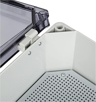 Elektro-PLAST Switch Cabinet with Lock UNI-1/T 400 x 300 x 160 mm Distribution Cabinet Industrial Housing Control Box IP65 43.11 Surface-Mounted 5757 Grey