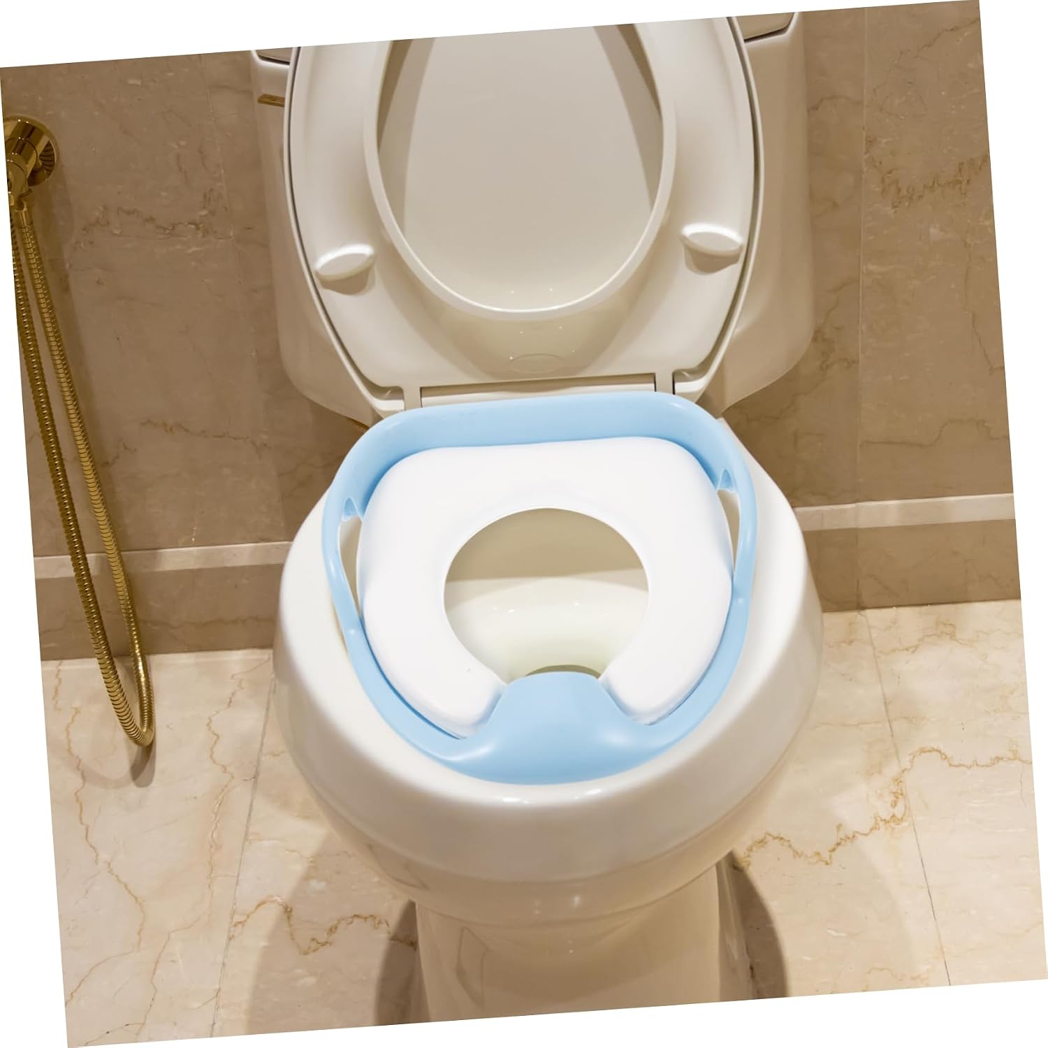 YARNOW Boy Girl's Toilet Seat Mat Potty Training Seat for Boys Girls Reusable Easy Assembly