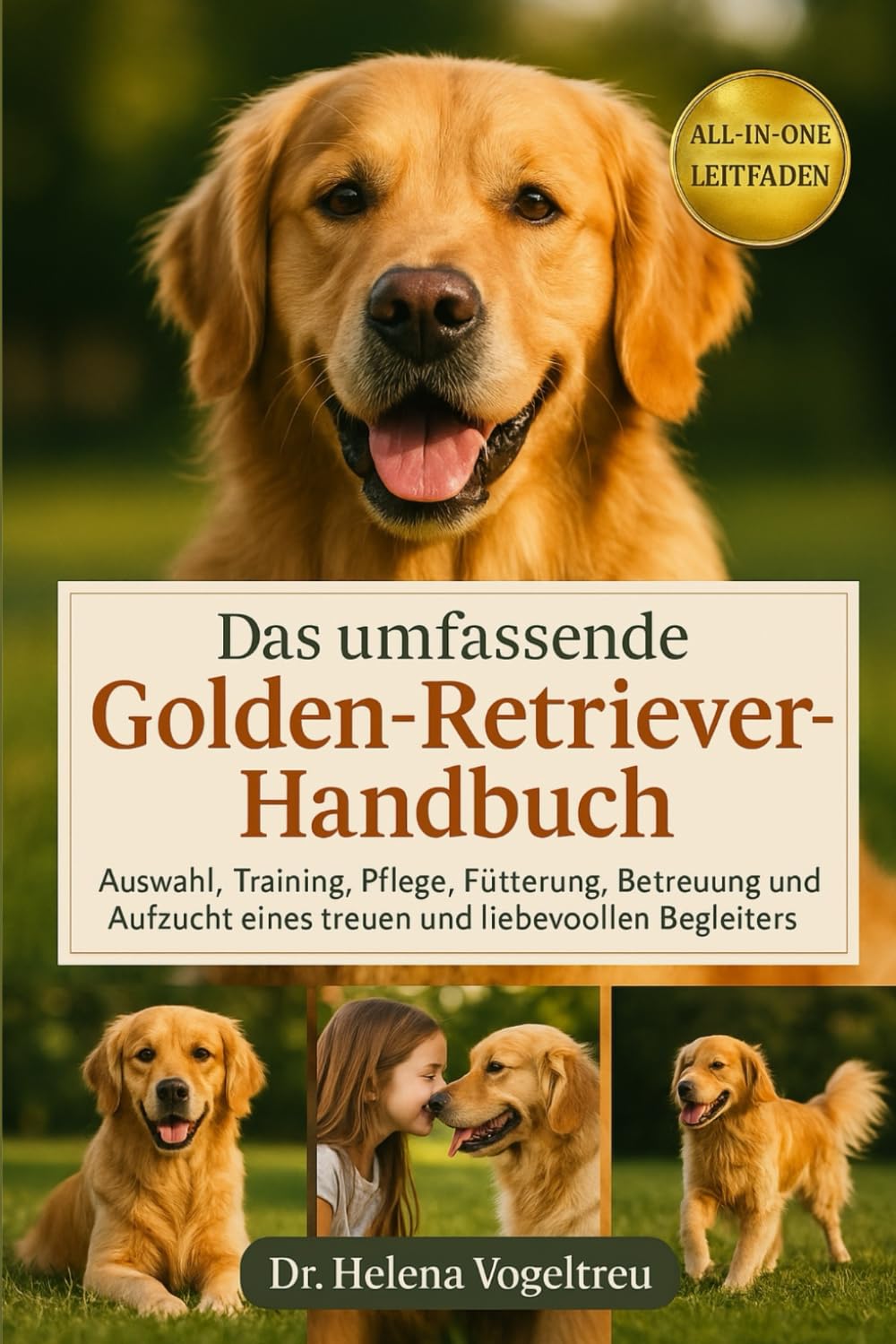 Ein Umfassendes Golden Retriever-Handbuch: Auswahl, Training, Pflege, Fütterung, Betreuung, Bewegung, Aufzucht eines treuen und liebevollen Begleiters