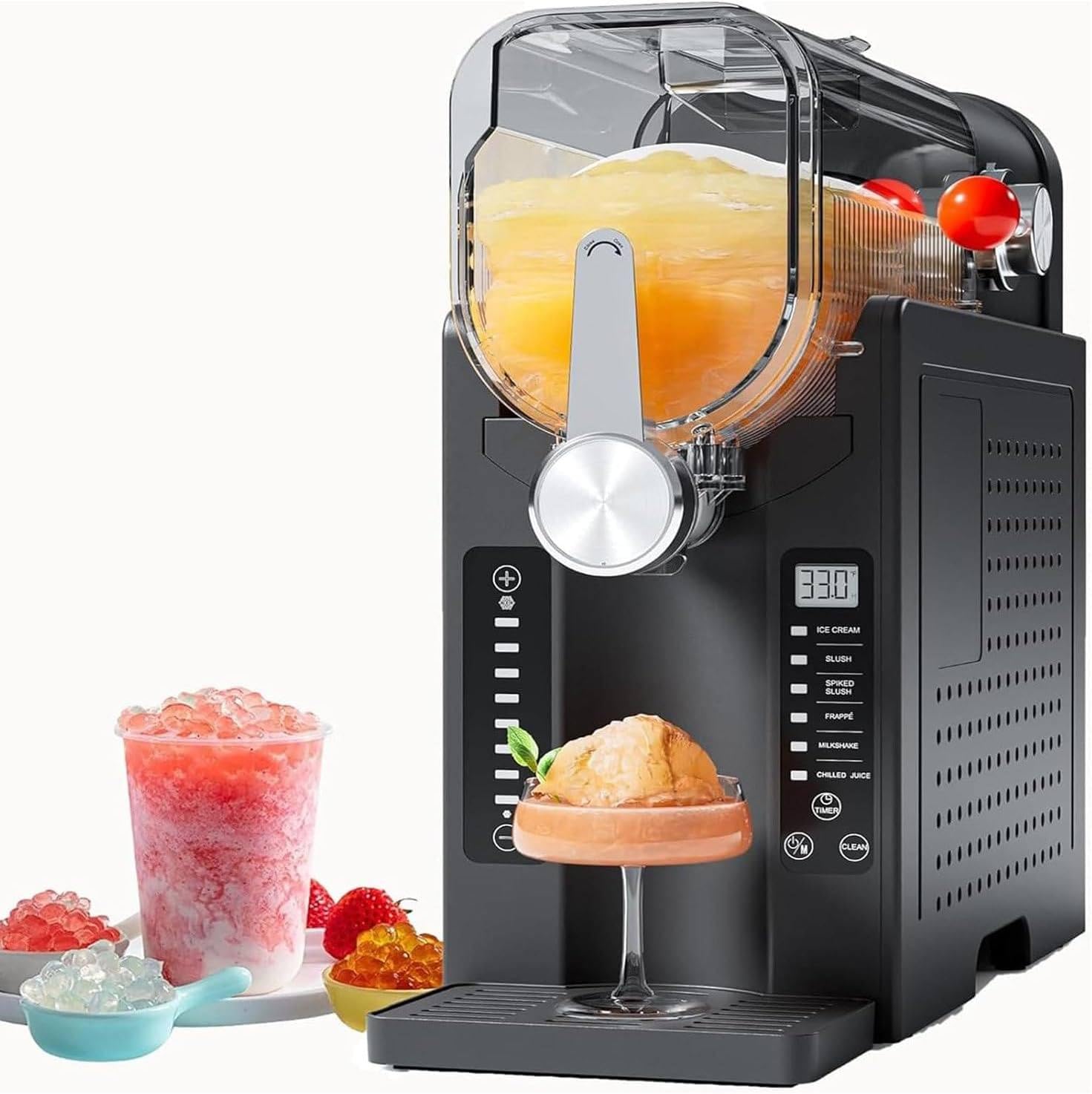 Machine à neige fondante pour smoothie et crème glacée sans glace pilée
