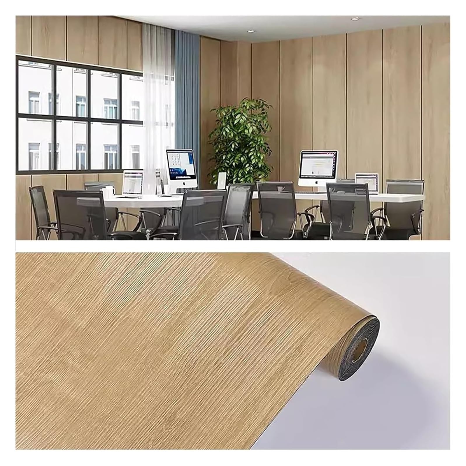 Cvhfhjtg Unique Colour Self Adhesive Wallpaper, Peel And Stick Backsplashes Wall Panels Wood Grain, Sticker For Home Decoration(Unique Colour)