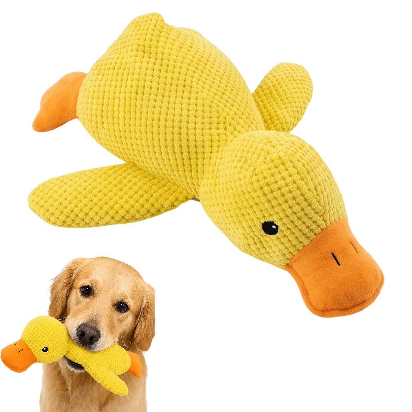 Efuwfugc 1PCS Duck Dog Toy, Chew Toy for Dogs for Aggressive Chewers,Durable 25cm Pet Companion for Various Scenarios