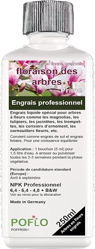 Arbres à fleurs Engrais complet HIGH-TECH NPK pour plantes POFLO