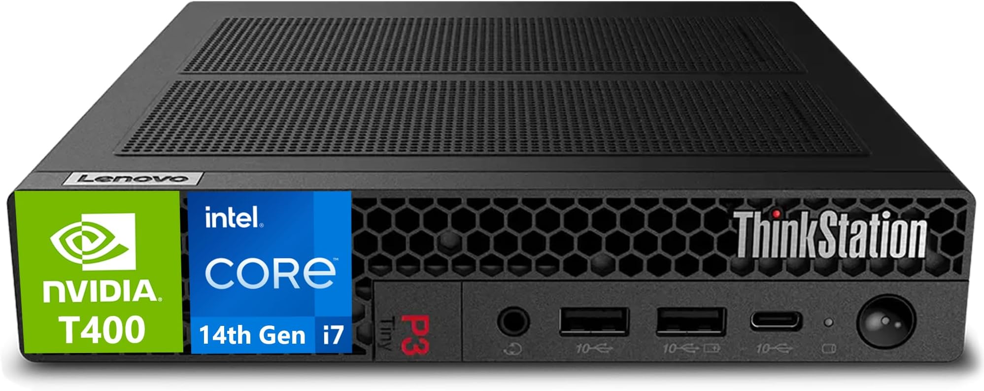 OemgenuineLenovo ThinkStation P3 Tiny Intel i7-13700T, 64GB DDR5, 2TB NVMe, T1000 8GB Graphics, WiFi 6 + BT, RJ-45, 4X miniDP, DP Port, HDMI, W11P, 3YR, Business Desktop