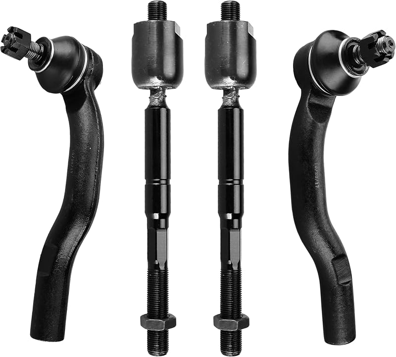Kit de terminais de direção internos e externos dianteiros DEARMMGG para Lexus ES330, Toyota Camry e Solara – 4 unidades