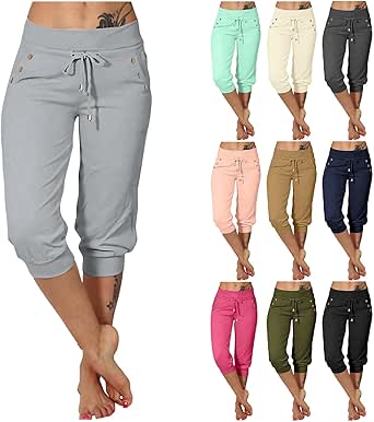 Pantalon D'extérieur Femme Pioneer Camp - Coupe Loose, 100% Polyester, Cordon De Serrage - Pour Randonnée, Voyage