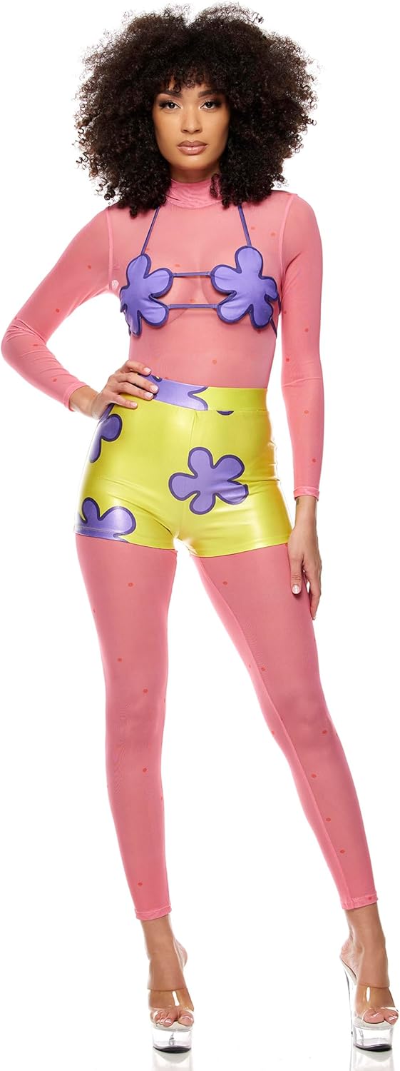 Forplay Women's Bikini Bottom Cartoon Character Costume, S/M