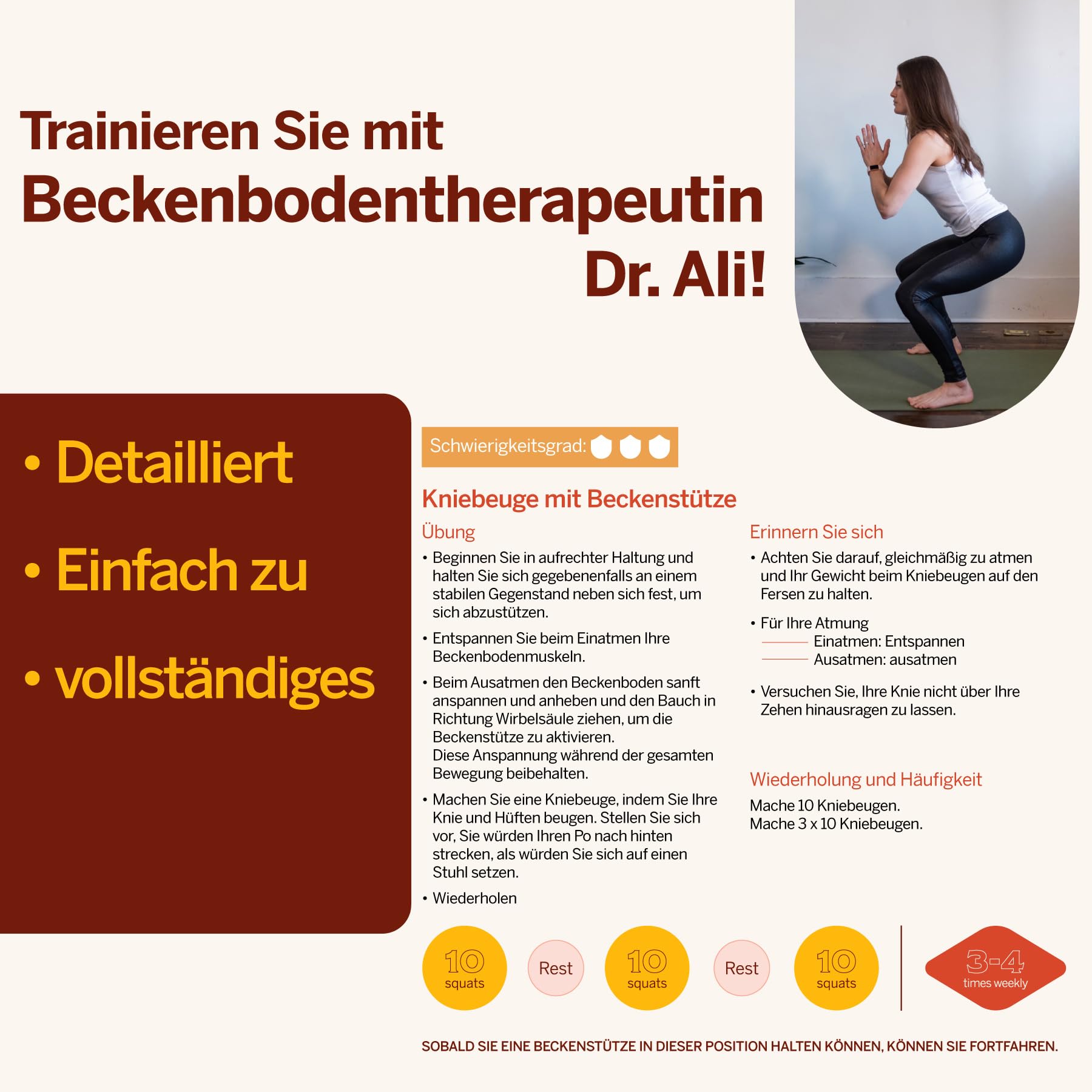 Pixie Beckenboden-Trainingsset – 6er-Set Gewichte zur Stärkung der Beckenbodenmuskulatur für die Intimhygiene – Inklusive leicht verständlichem E-Book mit Übungen für Anfängerinnen & Fortgeschrittene