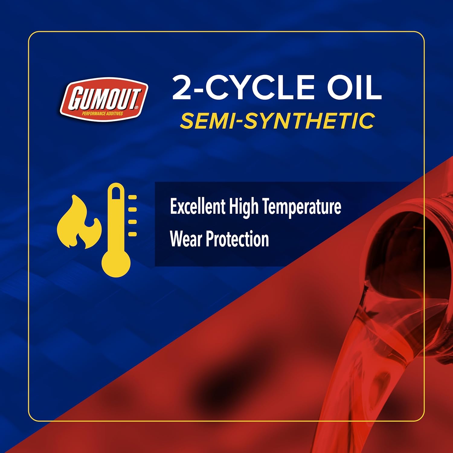 GUMOUT 2-Cycle Oil Semi-Synthetic