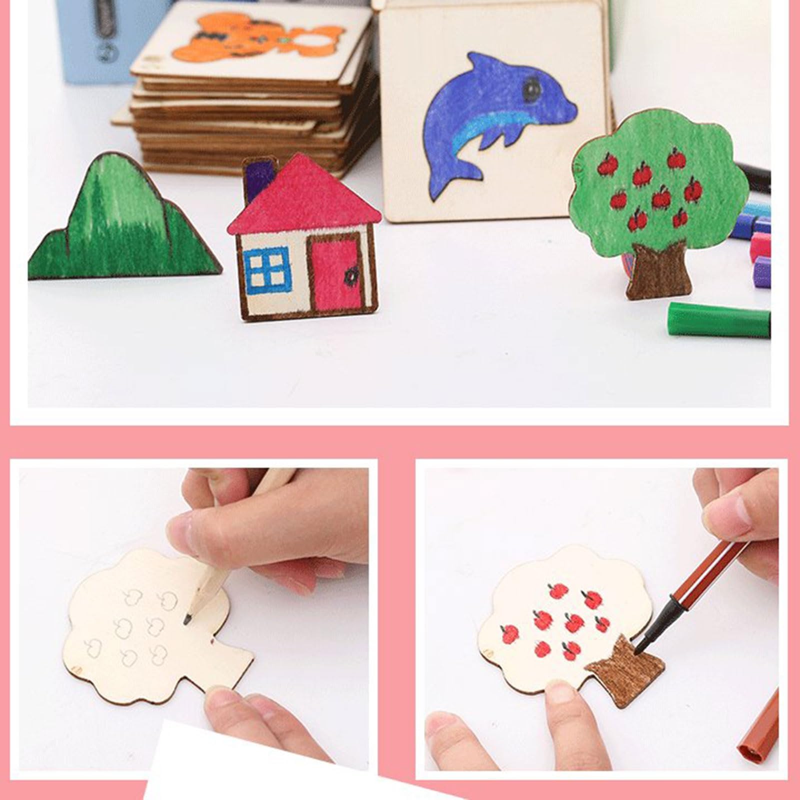 Colorful Stencils for Kids & Crafts -6